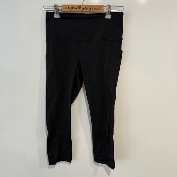 Lululemon Pace Rival High-Rise Crop 22" Legging Black - Picture 5 of 10